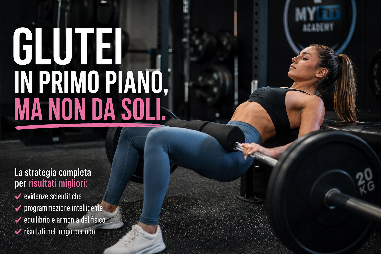 Glutei in primo piano, ma non da soli: la strategia completa per risultati migliori
