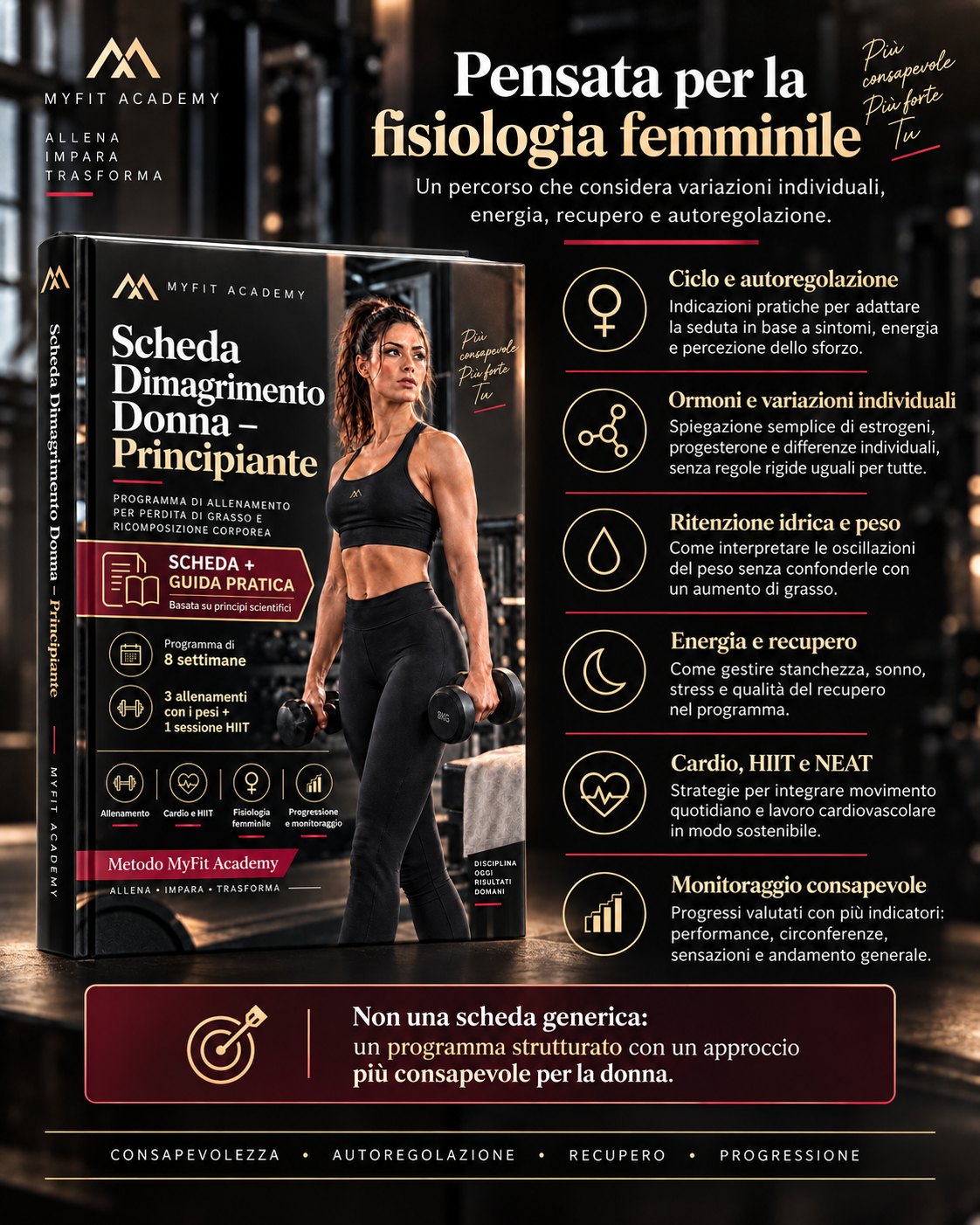 Scheda Dimagrimento Donna – Principiante – Metodo MyFit Academy